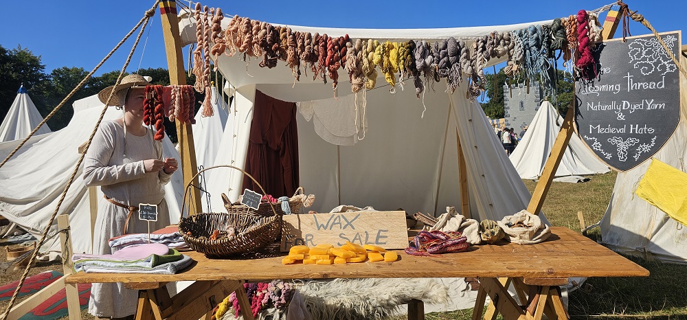 Medieval craft and trade demonstration